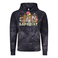Cloud Black game day baseball leopard Vintage Hoodie - HowdyJamesFarm