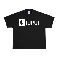 Black IUPUI, Indiana University Urban Heavy Tee - minhPixels