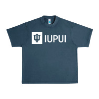Midnight Navy IUPUI, Indiana University Urban Heavy Tee - minhPixels