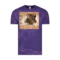 Cloud Purple black teacher Vintage Tee - TumblerDesignByShophia