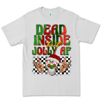 Dove Grey dead inside but jolly af Premium Tee - BarkalooDesign