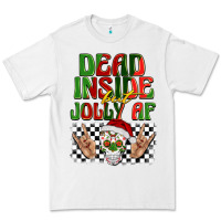 White dead inside but jolly af Premium Tee - BarkalooDesign