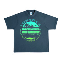Midnight Navy Bvi Tortola British Caribbean Island Souvenir Urban Heavy Tee - minhPixels