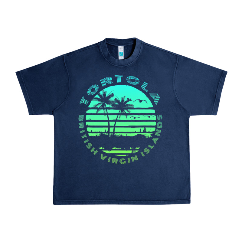 Bvi Tortola British Caribbean Island Souvenir Urban Heavy Tee by minhPixels | Teevron