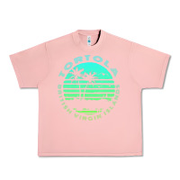 Salmon Bvi Tortola British Caribbean Island Souvenir Urban Heavy Tee - minhPixels