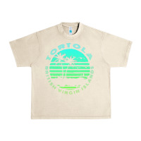 Sandshell Bvi Tortola British Caribbean Island Souvenir Urban Heavy Tee - minhPixels
