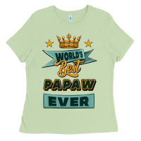 Matcha world's best papaw ever Ladies Tee - Jasminsmagicworld