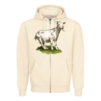 Sandshell cashmere goat Zipper Hoodie - LillyAllenDesigns