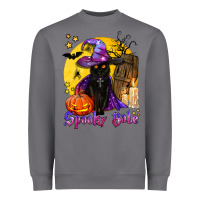 Storm spooky babe black witch cat Heavyweight Sweatshirt - BundleAndBundleShop