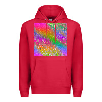 Cardinal neon glitter leopard seamless pattern Premium Hoodie - BundleAndBundleShop
