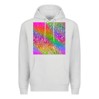 Dove Grey neon glitter leopard seamless pattern Premium Hoodie - BundleAndBundleShop