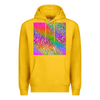 Lemon neon glitter leopard seamless pattern Premium Hoodie - BundleAndBundleShop