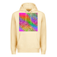 Pina Colada neon glitter leopard seamless pattern Premium Hoodie - BundleAndBundleShop
