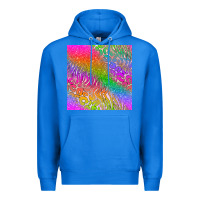 True Royal neon glitter leopard seamless pattern Premium Hoodie - BundleAndBundleShop