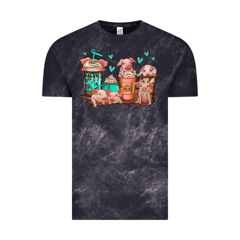 Cute Pigs Coffee Vintage Tee by Jasminsmagicworld | Teevron