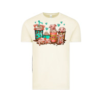Vintage Arctic cute pigs coffee Vintage Tee - Jasminsmagicworld