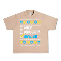 Burro nice naughty jewish ugly hanukkah sweater chanukah jew gift premium t Urban Heavy Tee - minhPixels