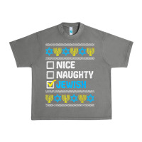 Tornado nice naughty jewish ugly hanukkah sweater chanukah jew gift premium t Urban Heavy Tee - minhPixels
