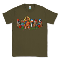 Army Green Our Lady of Guadalupe Mama Classic Tee - texasbilliewilder