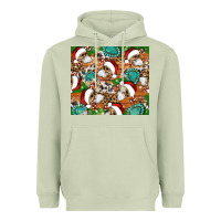 Matcha santa skeleton christmas tumbler Heavyweight Hoodie - Artiststas