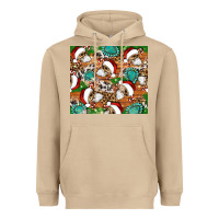 Mushroom santa skeleton christmas tumbler Heavyweight Hoodie - Artiststas