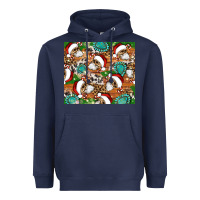 Navy santa skeleton christmas tumbler Heavyweight Hoodie - Artiststas