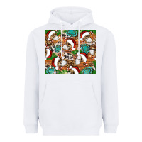 White santa skeleton christmas tumbler Heavyweight Hoodie - Artiststas