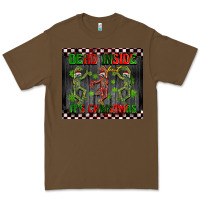 Cacao dead inside but it's Christmas dancing skeletons Premium Tee - BarkalooDesign