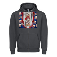Smoke Baseball Mom Zipper Hoodie - CowhideDigitalArt