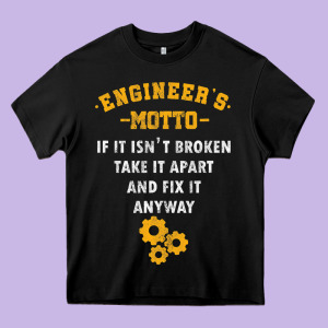 Engineer Engineering Mechanical Profession Electrical Gift Heavy Core Tee Designed By Minhpixels
