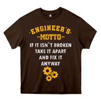 Chocolate Brown engineer engineering mechanical profession electrical gift Heavy Core Tee - minhPixels
