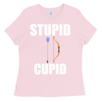 Bubblegum Pink Studip Cupid Ladies Tee - Bettercallsaul