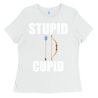 White Studip Cupid Ladies Tee - Bettercallsaul