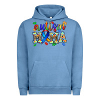 Pigment Pebble Blue autism mama Urban Hoodie - AdoDesignShop