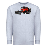 Heather Grey snowcat Premium Sweatshirt - Artiststas