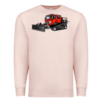 Pale Pink snowcat Premium Sweatshirt - Artiststas