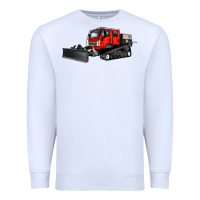 White snowcat Premium Sweatshirt - Artiststas
