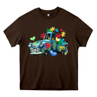 Autism Truck Heavy Core Tee | Teevron