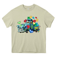 Mossy autism truck Heavy Core Tee - LillyAllenDesigns