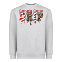 Heather Grey candy cane drip Heavyweight Sweatshirt - FaDigitalArtStudio
