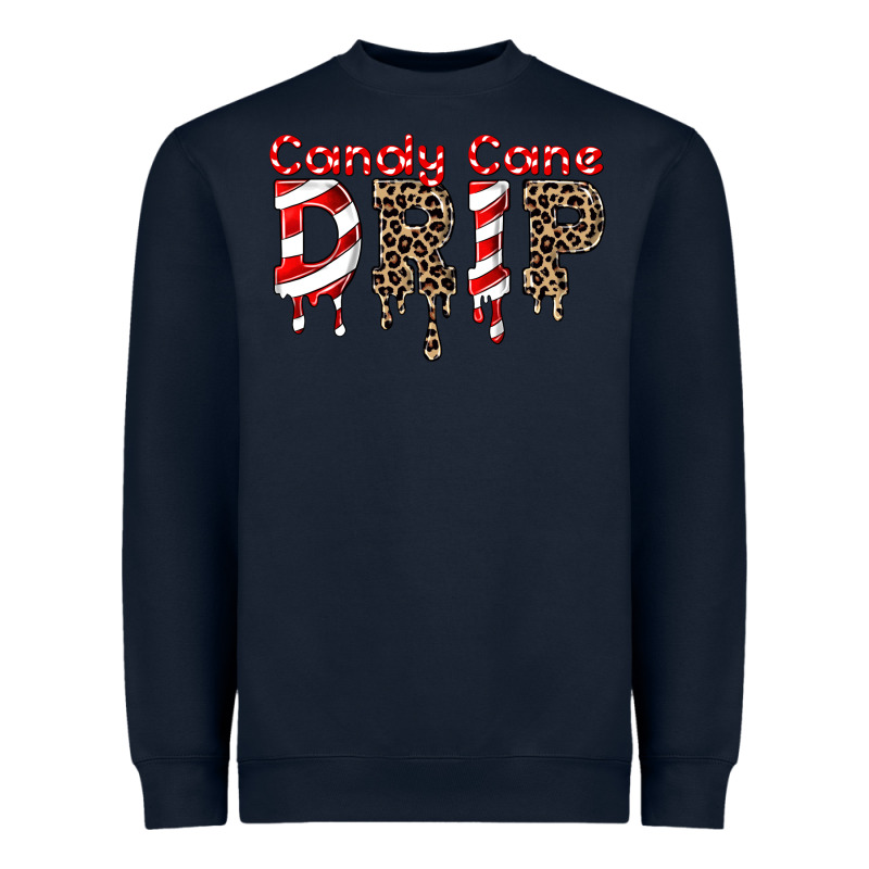 Candy Cane Drip Heavyweight Sweatshirt by FaDigitalArtStudio | Teevron