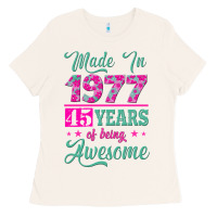Bone made in 1977, 45 years of being awesome Ladies Tee - Jasminsmagicworld