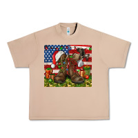 Burro Army Veteran Boots Christmas Tumbler 4th of july Urban Heavy Tee - HowdyJamesFarm