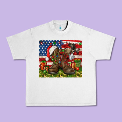 Army Veteran Boots Christmas Tumbler 4th Of July Urban Heavy Tee Designed By Howdyjamesfarm