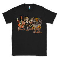 Black peace love dog mama Classic Tee - RacoonDesign