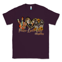 Plum peace love dog mama Classic Tee - RacoonDesign