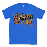 True Royal peace love dog mama Classic Tee - RacoonDesign