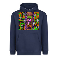 Navy Spooky Heavyweight Hoodie - Artiststas