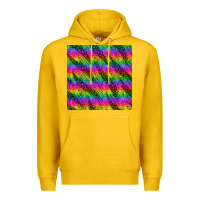 Lemon neon rainbow leopard zebra seamless pattern Premium Hoodie - BundleAndBundleShop