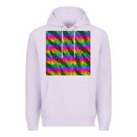 Lilac neon rainbow leopard zebra seamless pattern Premium Hoodie - BundleAndBundleShop